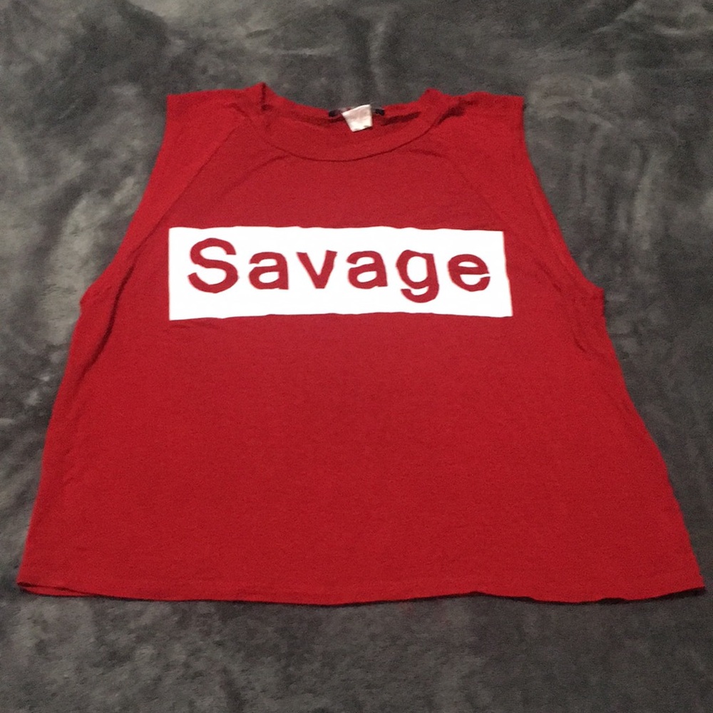 Red tank top|Size: M|Brand: 579